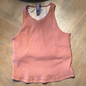 Vuori Ribbed Cropped Tank Medium